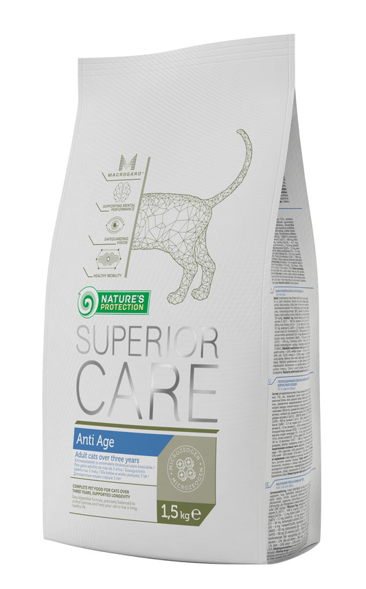 Nature's Protection Superior Care suaugusių kačių sausas pašaras su paukštiena