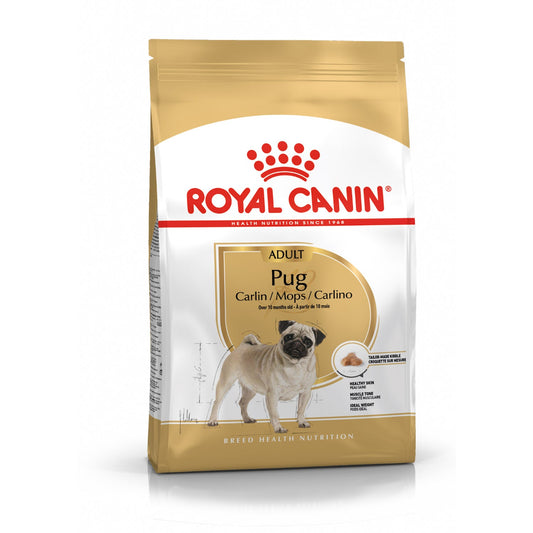 Royal Canin mopsų veislės suaugusių šunų sausas pašaras