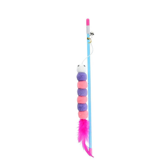 Hippie Pet kačių žaislas meškerė, 30 cm