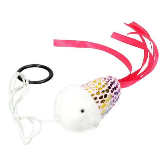 Hippie Pet kačių žaislas, žuvis, su šniūreliu, 7,5 cm