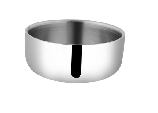 Agx Steel gyvūnų augintinių dubenėlis, metalinis, sidabrinis