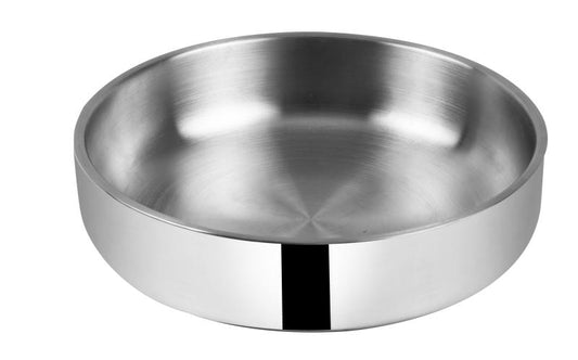 Agx Steel gyvūnų augintinių dubenėlis, metalinis, sidabrinis