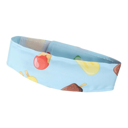 P.Lounge gyvūnų augintinių vėsinantis antkaklis, su ledais, mėlynas