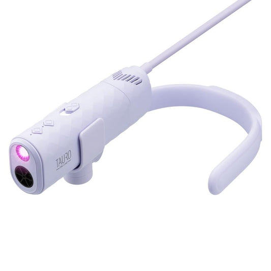 Universalus gyvūnų kailio džiovintuvas su lankstaus tvirtinimo ant kaklo sistema