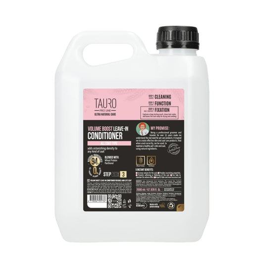 Tauro Pro Line Ultra Natural Care Volume Boost Leave - In Conditioner, purškiamas nenuplaunamas kondicionierius suteikiantis šunų ir kačių kailio apimties