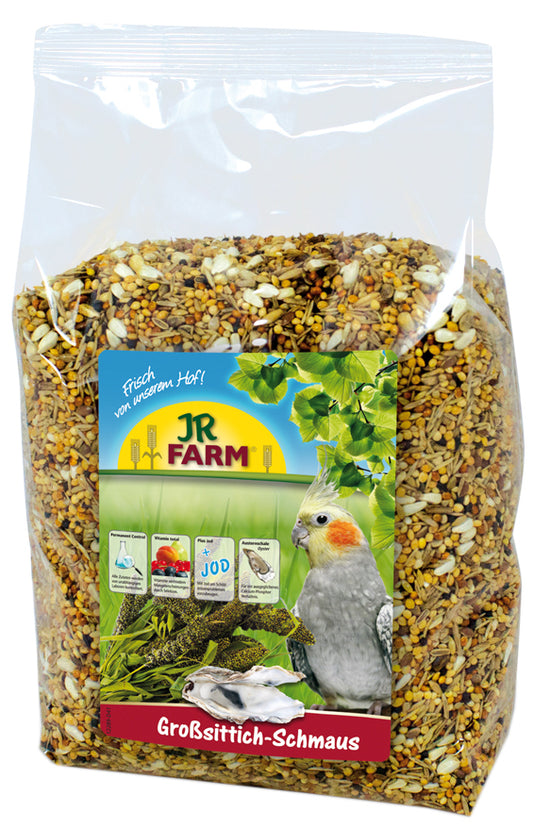 Jr Farm Visavertis nimfinių papūgų ir paprastųjų rozelų lesalas