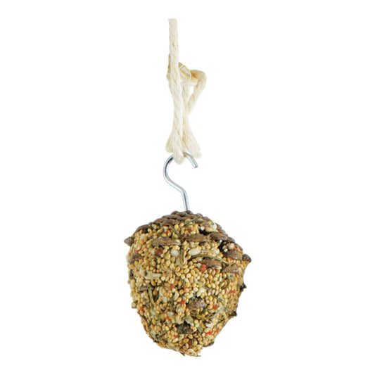 Pakabinamas dekoratyvinių paukščių lesalo papildas