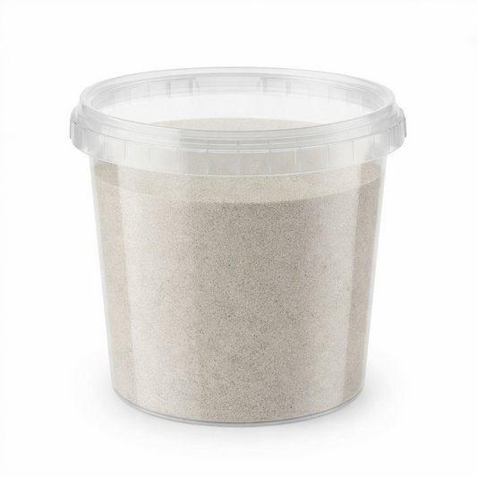 Smėlis šinšiloms kibirėlyje