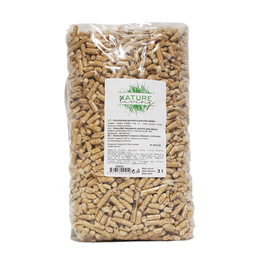 Granuliuotas pjuveninis kraikas graužikams