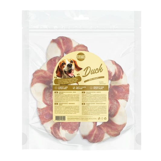 ARATON šunų pašaro papildas-skanėstai, spurgos formos, su antiena