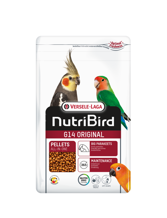 Versele Laga NutriBird G14 Original - praturtintas vidutinių papūgų lesalas