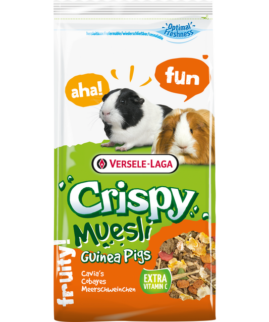 Versele Laga Crispy Cavia - traškus pašaras jūrų kiaulytėms su vit.E