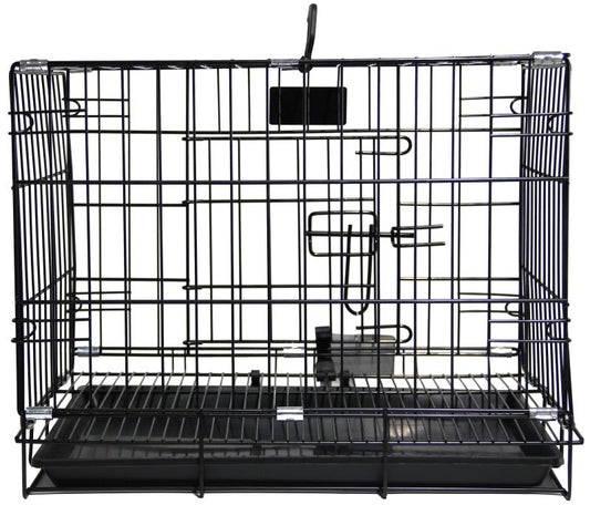 Narvas metalinis gyvūnui transportuoti 107x59x79 cm juodos sp.