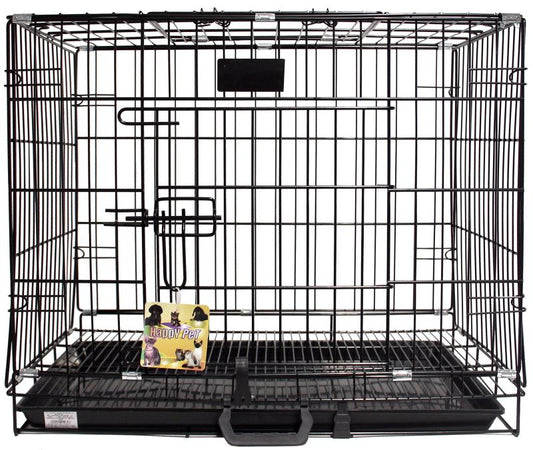 Narvas metalinis gyvūnui transportuoti 61x43x50 cm juodos sp.