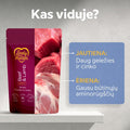 Visų veislių suaugusių šunų šlapias pašaras su jautiena ir ėriena