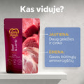 Visų veislių suaugusių šunų šlapias pašaras su jautiena ir ėriena
