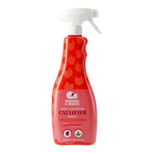 Kačių kraiko kvapų ir dėmių šalinimo priemonė