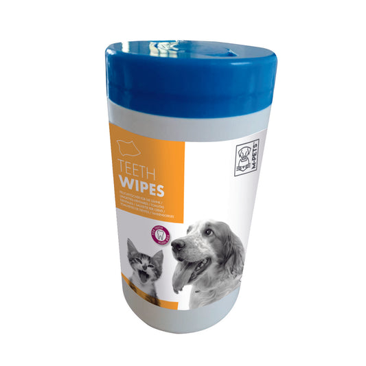 Gyvūnų dantų priežiūros servetėlės, 40 vnt.