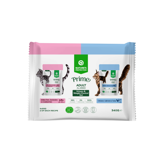 Visų veislių suaugusių kačių įvairiafunkcių šlapių pašarų rinkinys