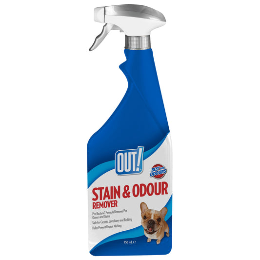 OUT Dog 750 ml purškiama priemonė kvapui ir dėmėms naikinti  MR