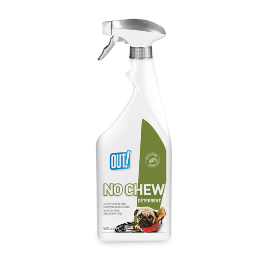 OUT No Chew 500 ml purškiama priemonė nuo graužimo