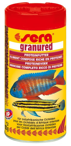 Sera Granured Pašaras mėsėdėms žuvims