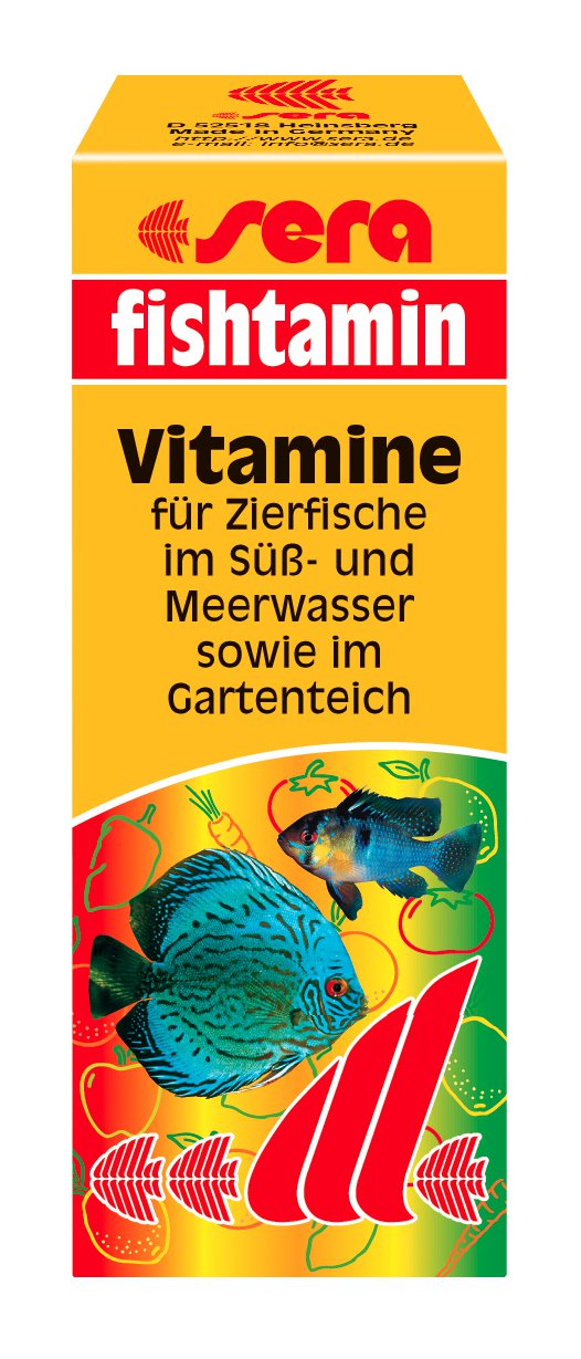 Sera Fistaminas Greitai Įsisavinami vitaminai žuvims