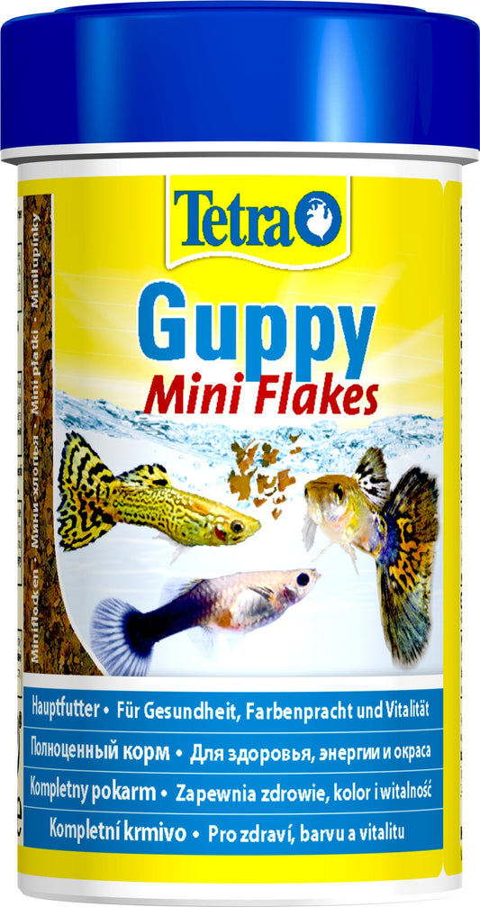 Tetra gupijų ir kitų gyvavedžių žuvų pašaras