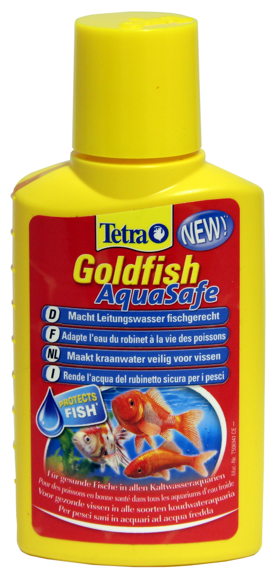 TETRA GOLDFISH AQUASAFE PRIEMONĖ AUKSINIŲ ŽUVYČIŲ AKVARIUMO PRIEŽIŪRAI, 100 ML