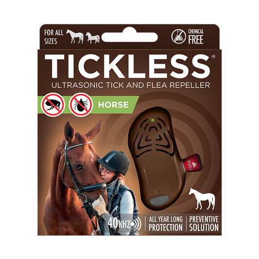 TickLess Horse arklių ultragarsinis pakabukas nuo erkių ir blusų, rudas
