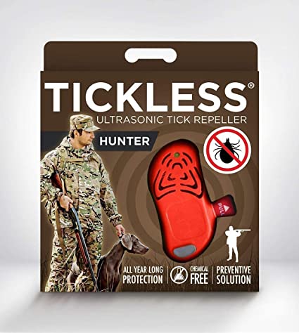 TickLess Hunter ultragarsinis pakabukas nuo erkių ir blusų, oranžinis