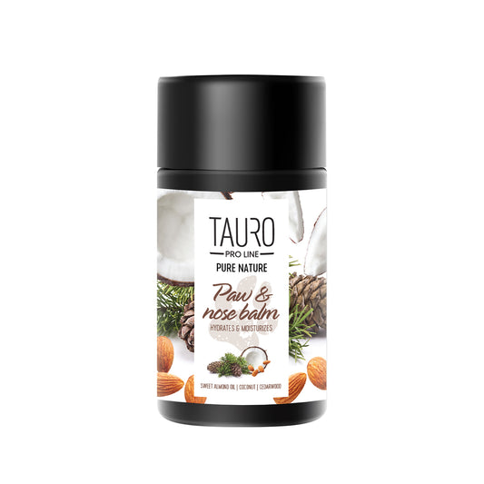 Tauro Pro Line Pure Nature Nose&Paw Balm Hydrates&Moisturizes, drėkinantis šunų ir kačių pėdučių ir nosies balzamas, 75 ml
