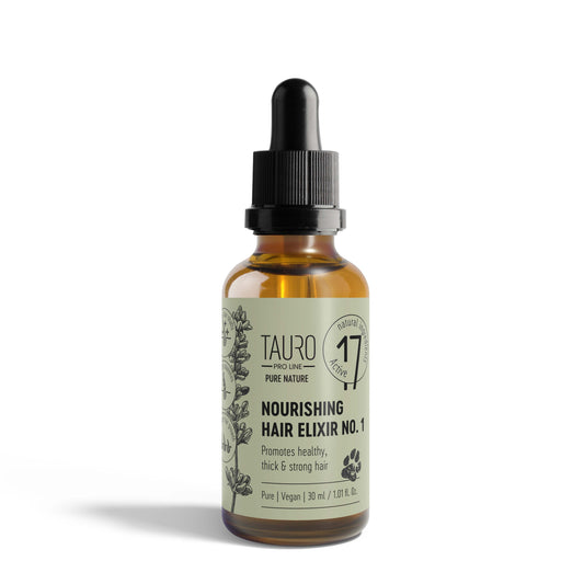 TAURO PRO LINE Pure Nature Nourishing Elixir No. 1, šunų ir kačių kailį puoselėjantis eliksyras, 30 ml