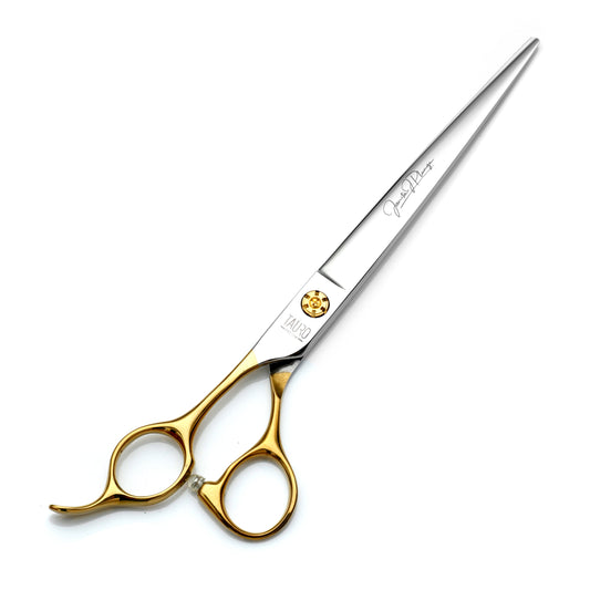 Nerūdijančiojo plieno tiesios žirklės kirpimui Janitos Plungės linija, 18 cm