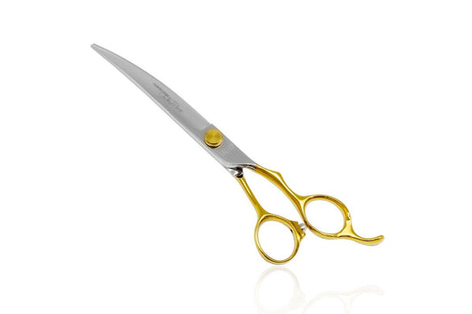 Nerūdijančiojo plieno lenktos žirklės kirpimui "Perfection by Janita J. Plunge, 18 cm