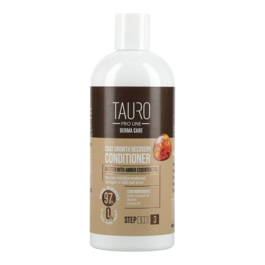 TAURO PRO LINE Derma Care Coat Growth Recovery Conditioner for dogs and cats, šunų ir kačių kailio augimą atkuriantis kondicionier
