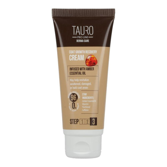 TAURO PRO LINE Derma Care Coat Growth Recovery Cream for dogs and cats, šunų ir kačių kailio augimą atkuriantis kremas, 75 ml