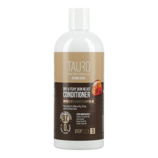 TAURO PRO LINE Derma Care Dry & Itchy Skin Relief Conditioner for dogs and cats, šunų ir kačių sausos odos niežėjimą lengvinantis