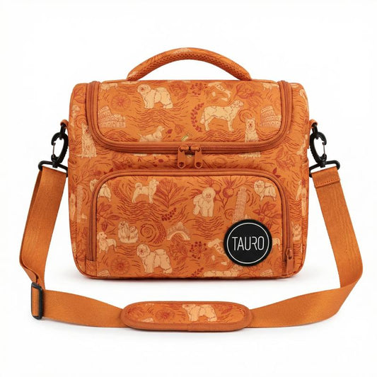 Universalus kirpėjo darbo krepšys su reguliuojama rankena