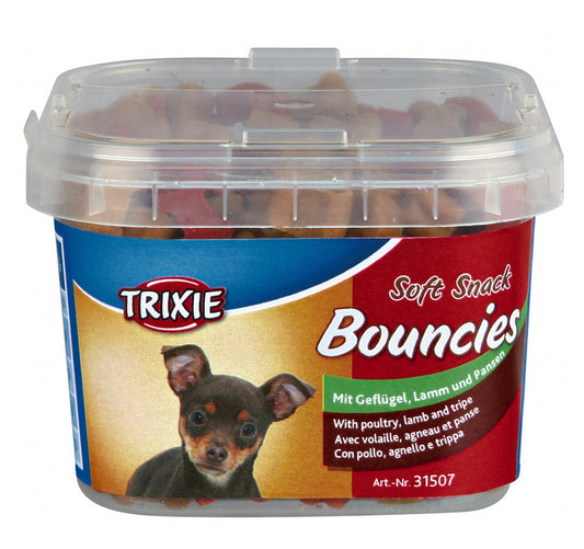 Šunų skanėstai 140g Bouncies soft snacks