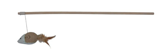 Kačių žaislas-meškerė su pele