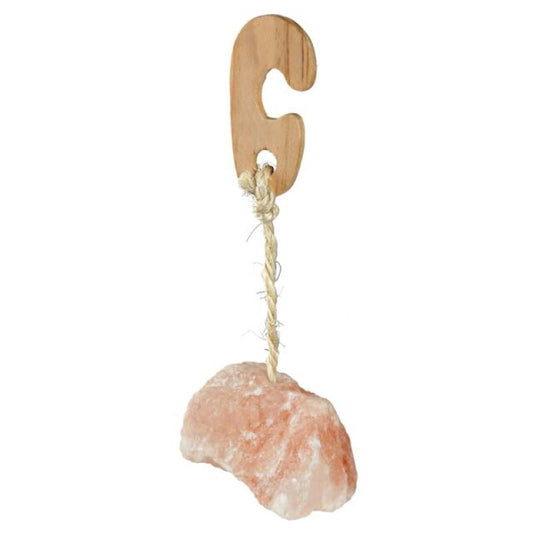 Himalajų druska su laikikliu graužikams