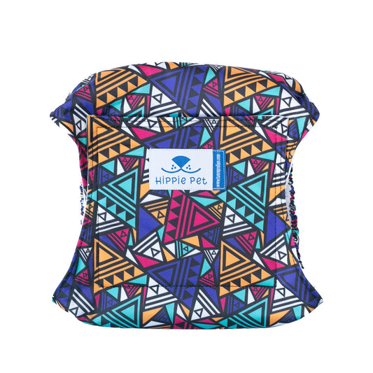 Šunų patinų daugkartinio naudojimo sauskelnės, trikampiai M