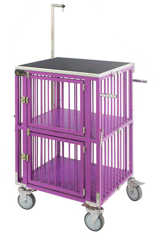 Gyvūnų augintinių sulankstomas vežimėlis, 2 aukštų