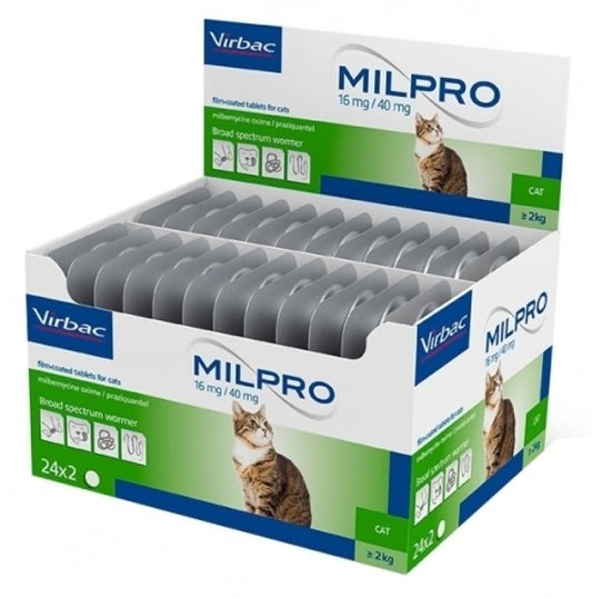 Kačių tabletės nuo kirmėlių 16mg/40mg