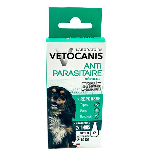 Vetocanis atbaidantis užlašinamas tirpalas šunims iki 10 kg, 2 vnt.