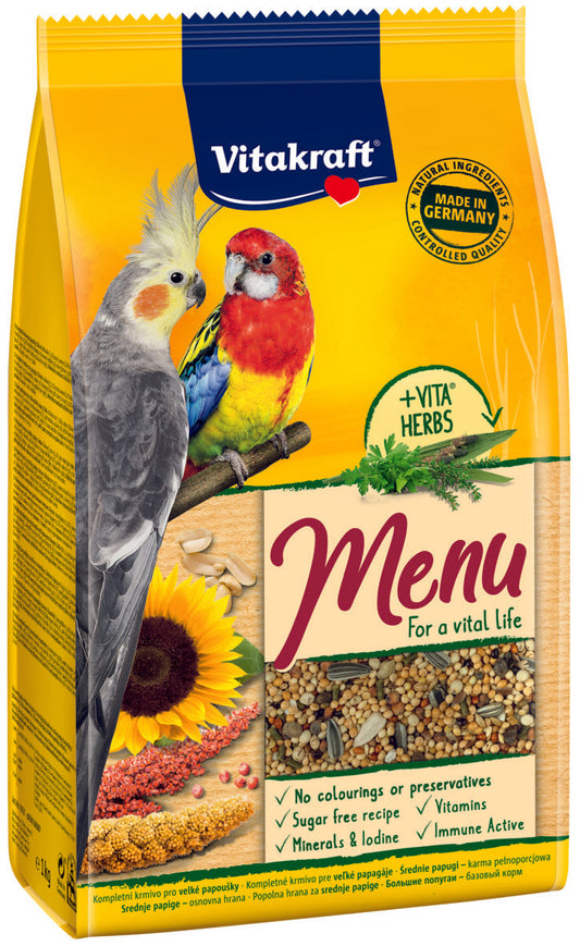 Vitakraft Premium Menu visavertis papūgų lesalas