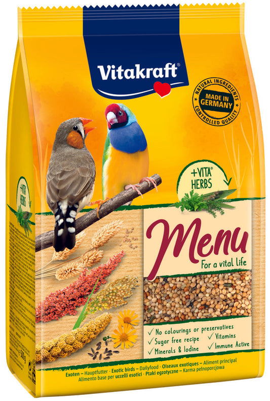 Vitakraft Premium Menu Exotis Pašaras egzotiškiems paukščiams