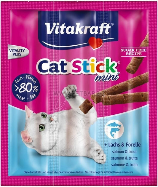 Kačių pagaliukai su lašiša ir upėtakiu, 3 vnt.