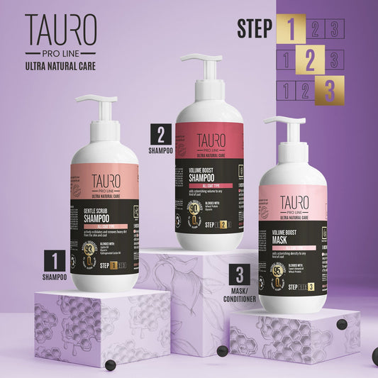 Kailio priežiūros priemonių rinkinys kailio apimčiai didinti